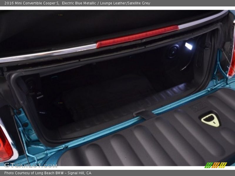 Electric Blue Metallic / Lounge Leather/Satellite Grey 2016 Mini Convertible Cooper S