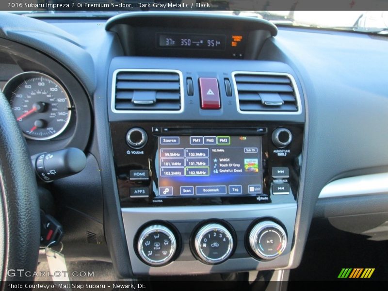 Dark Gray Metallic / Black 2016 Subaru Impreza 2.0i Premium 5-door