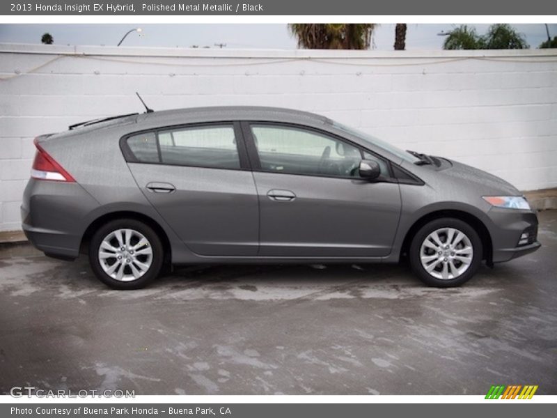 Polished Metal Metallic / Black 2013 Honda Insight EX Hybrid