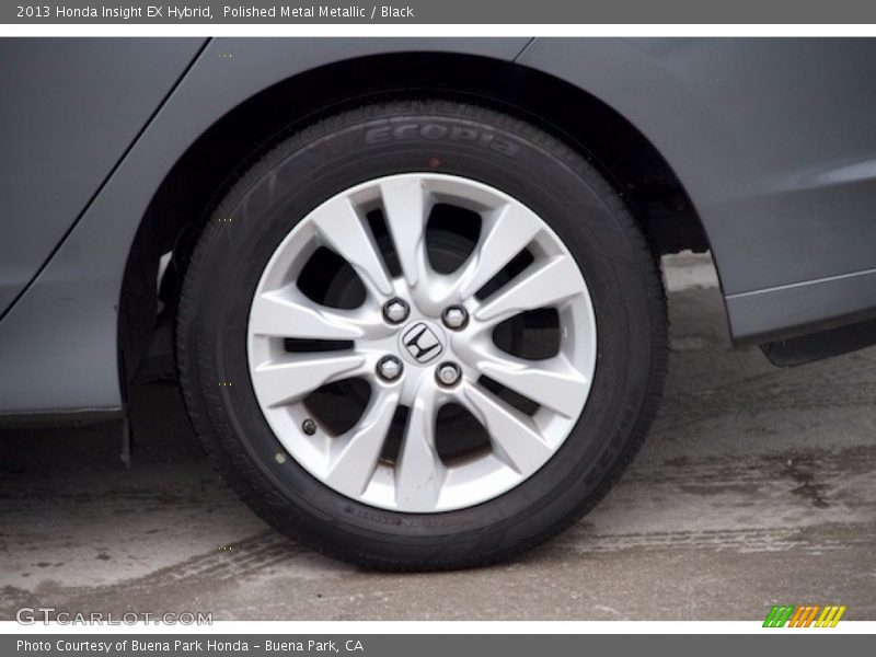 Polished Metal Metallic / Black 2013 Honda Insight EX Hybrid