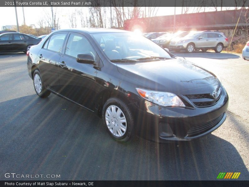 Black Sand Pearl / Ash 2011 Toyota Corolla LE