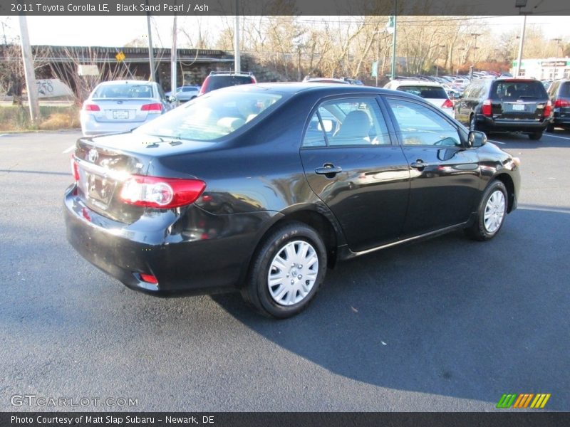 Black Sand Pearl / Ash 2011 Toyota Corolla LE