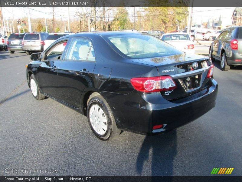Black Sand Pearl / Ash 2011 Toyota Corolla LE