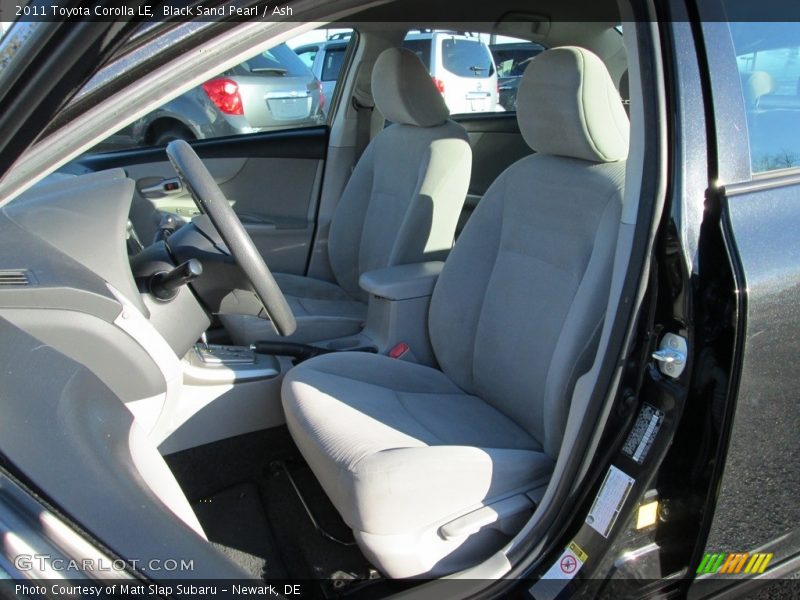 Black Sand Pearl / Ash 2011 Toyota Corolla LE