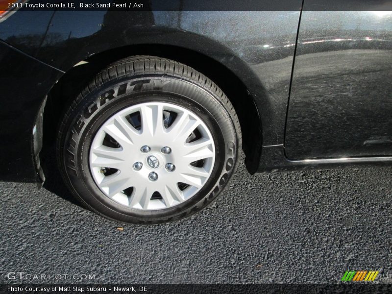 Black Sand Pearl / Ash 2011 Toyota Corolla LE