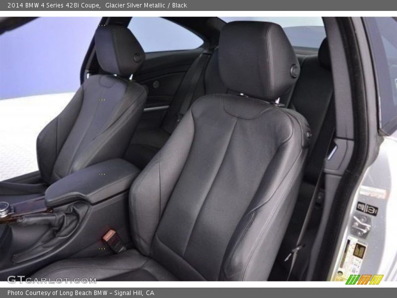 Glacier Silver Metallic / Black 2014 BMW 4 Series 428i Coupe