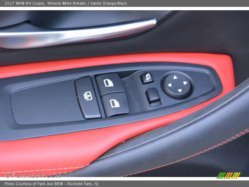 Mineral White Metallic / Sakhir Orange/Black 2017 BMW M4 Coupe