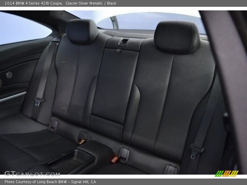 Glacier Silver Metallic / Black 2014 BMW 4 Series 428i Coupe