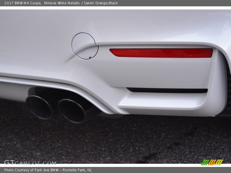 Mineral White Metallic / Sakhir Orange/Black 2017 BMW M4 Coupe