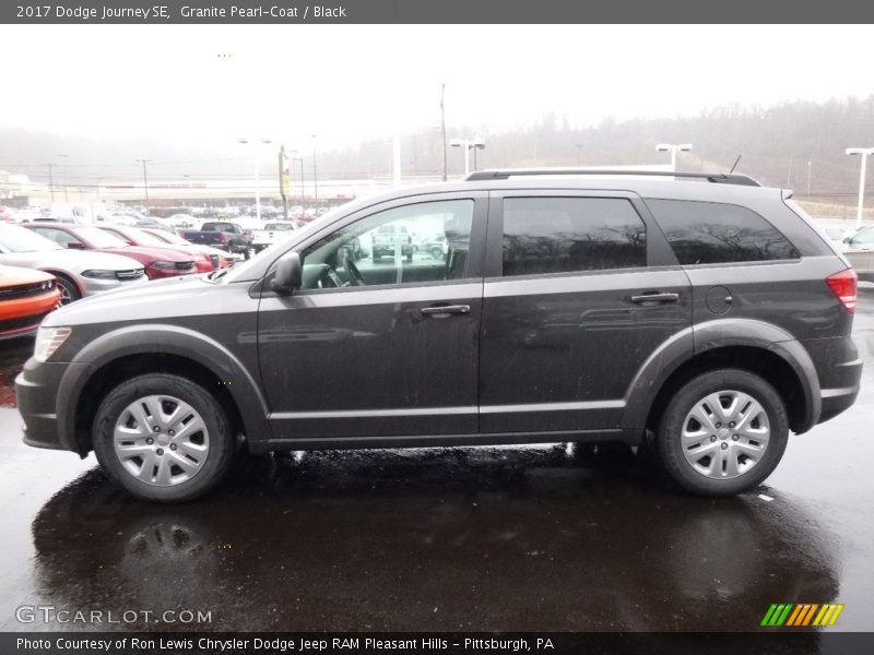 Granite Pearl-Coat / Black 2017 Dodge Journey SE