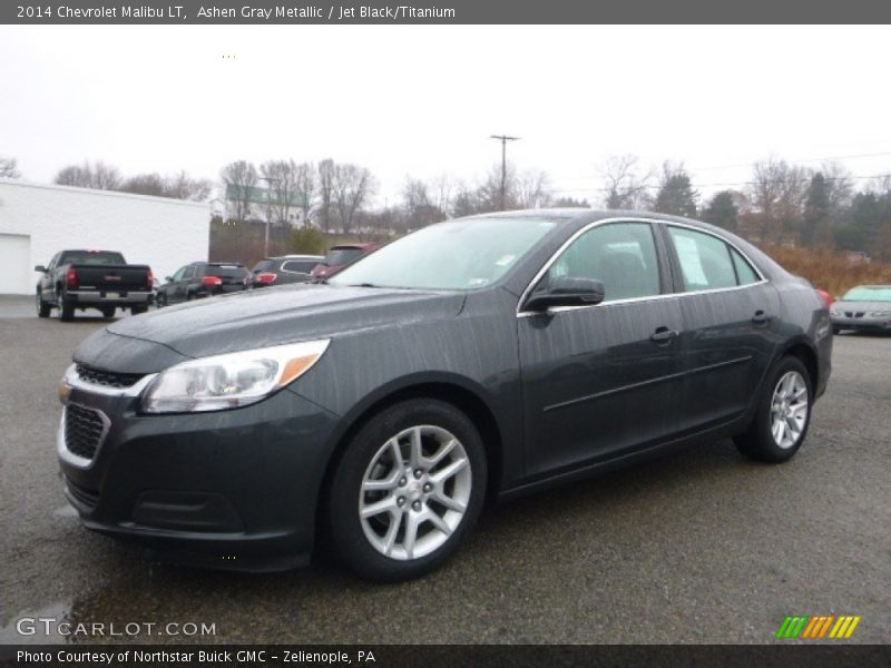 Ashen Gray Metallic / Jet Black/Titanium 2014 Chevrolet Malibu LT