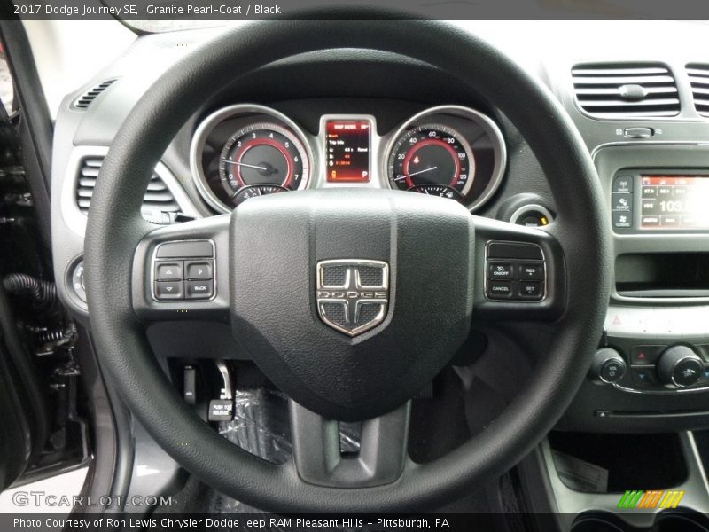 Granite Pearl-Coat / Black 2017 Dodge Journey SE