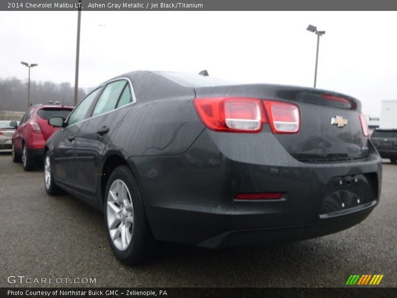 Ashen Gray Metallic / Jet Black/Titanium 2014 Chevrolet Malibu LT