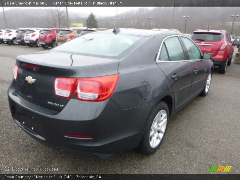 Ashen Gray Metallic / Jet Black/Titanium 2014 Chevrolet Malibu LT