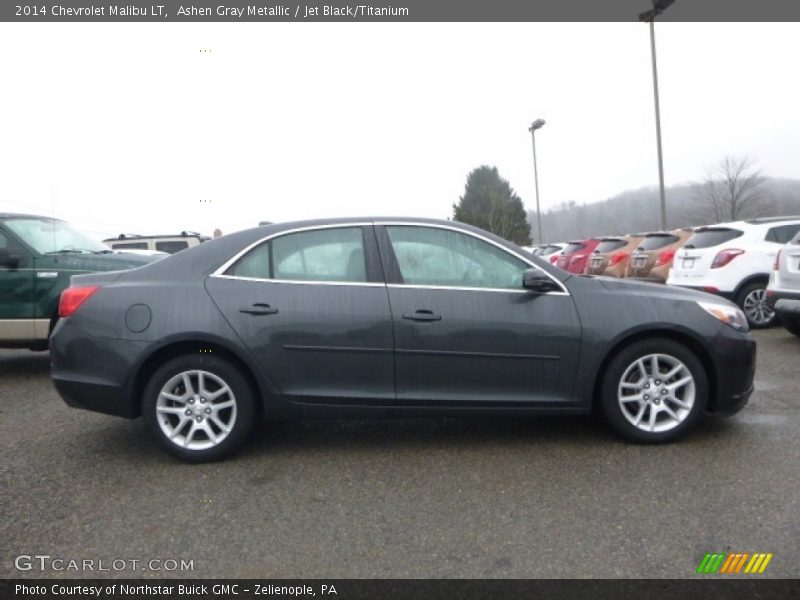 Ashen Gray Metallic / Jet Black/Titanium 2014 Chevrolet Malibu LT