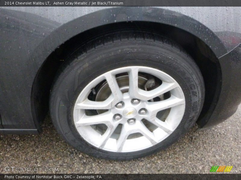 Ashen Gray Metallic / Jet Black/Titanium 2014 Chevrolet Malibu LT