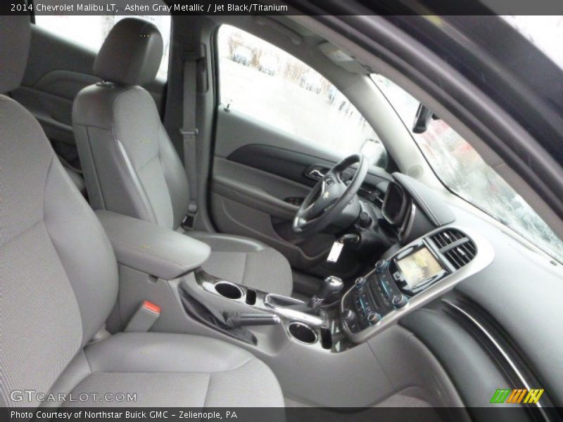 Ashen Gray Metallic / Jet Black/Titanium 2014 Chevrolet Malibu LT
