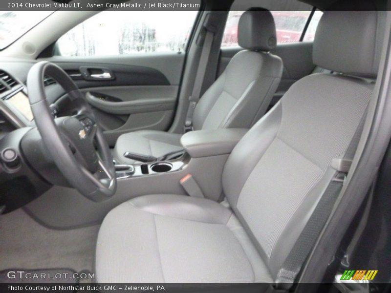 Ashen Gray Metallic / Jet Black/Titanium 2014 Chevrolet Malibu LT