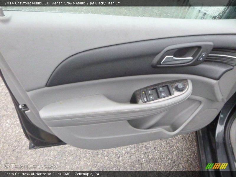 Ashen Gray Metallic / Jet Black/Titanium 2014 Chevrolet Malibu LT