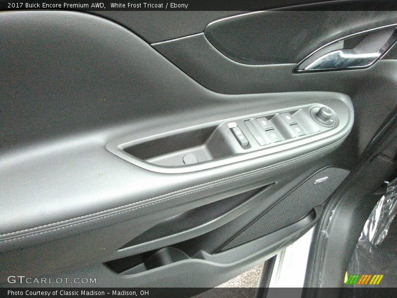 White Frost Tricoat / Ebony 2017 Buick Encore Premium AWD