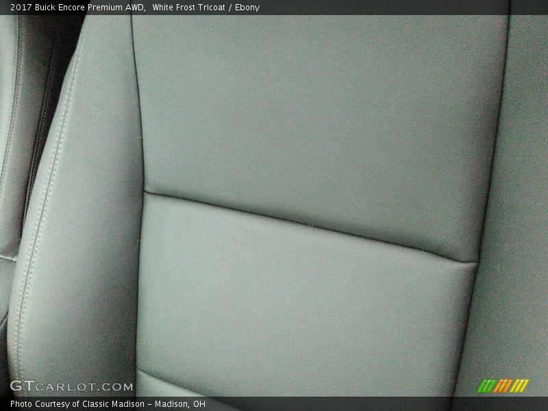 White Frost Tricoat / Ebony 2017 Buick Encore Premium AWD