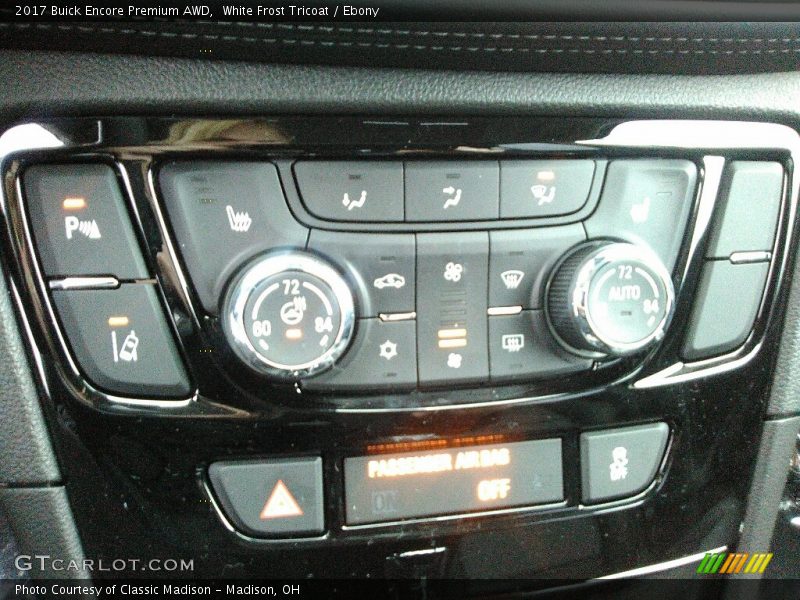 White Frost Tricoat / Ebony 2017 Buick Encore Premium AWD