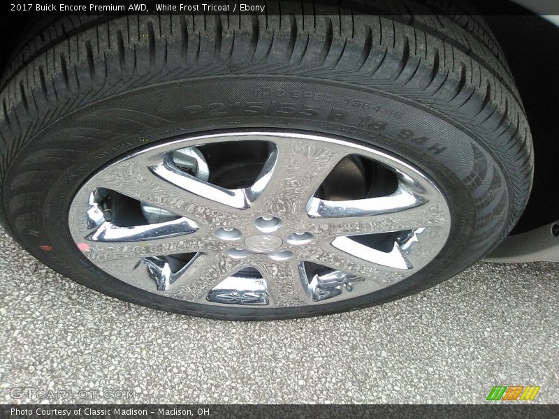 White Frost Tricoat / Ebony 2017 Buick Encore Premium AWD