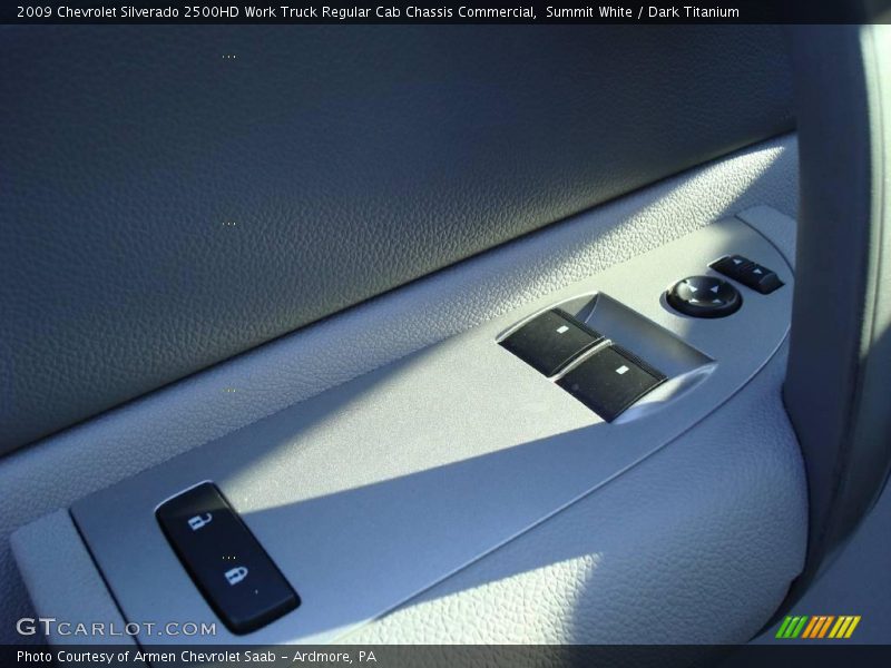 Summit White / Dark Titanium 2009 Chevrolet Silverado 2500HD Work Truck Regular Cab Chassis Commercial