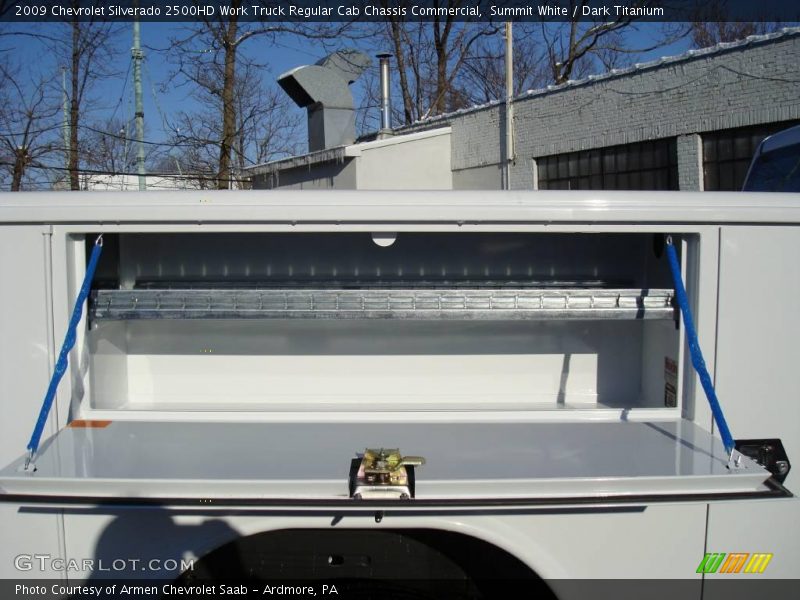 Summit White / Dark Titanium 2009 Chevrolet Silverado 2500HD Work Truck Regular Cab Chassis Commercial