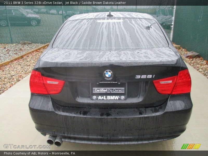 Jet Black / Saddle Brown Dakota Leather 2011 BMW 3 Series 328i xDrive Sedan