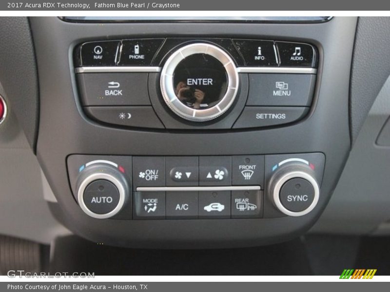 Fathom Blue Pearl / Graystone 2017 Acura RDX Technology