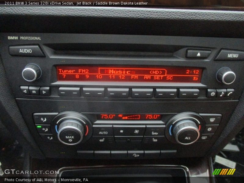 Jet Black / Saddle Brown Dakota Leather 2011 BMW 3 Series 328i xDrive Sedan