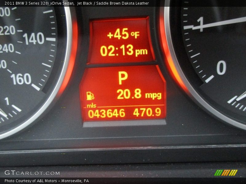 Jet Black / Saddle Brown Dakota Leather 2011 BMW 3 Series 328i xDrive Sedan