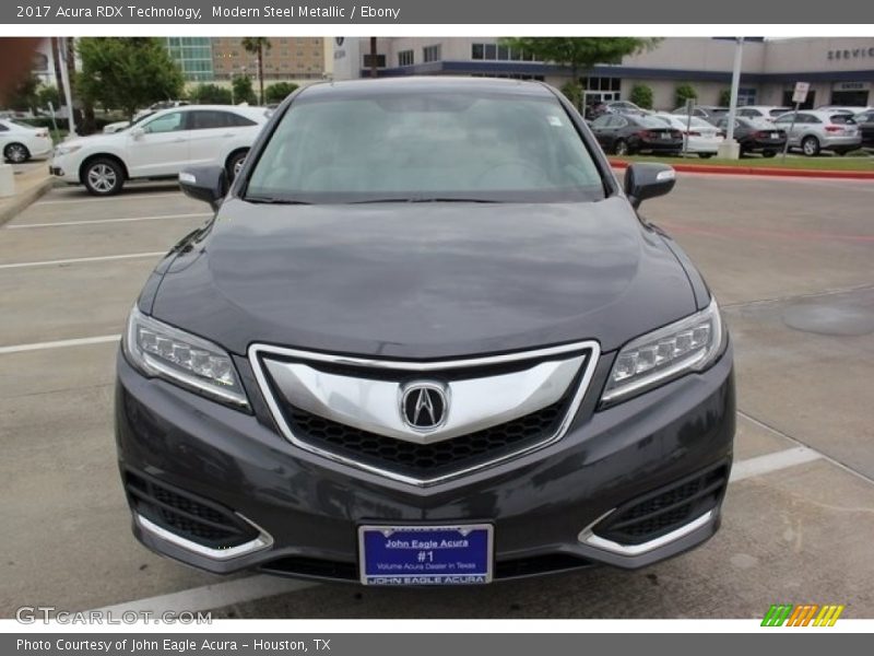 Modern Steel Metallic / Ebony 2017 Acura RDX Technology