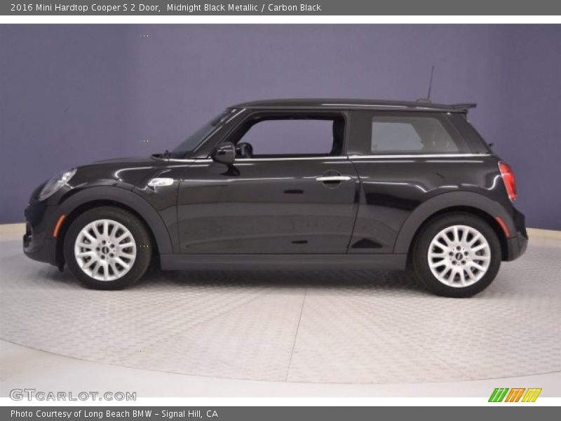 Midnight Black Metallic / Carbon Black 2016 Mini Hardtop Cooper S 2 Door