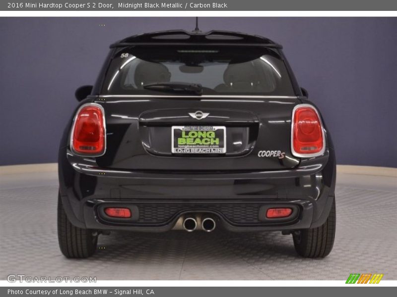 Midnight Black Metallic / Carbon Black 2016 Mini Hardtop Cooper S 2 Door