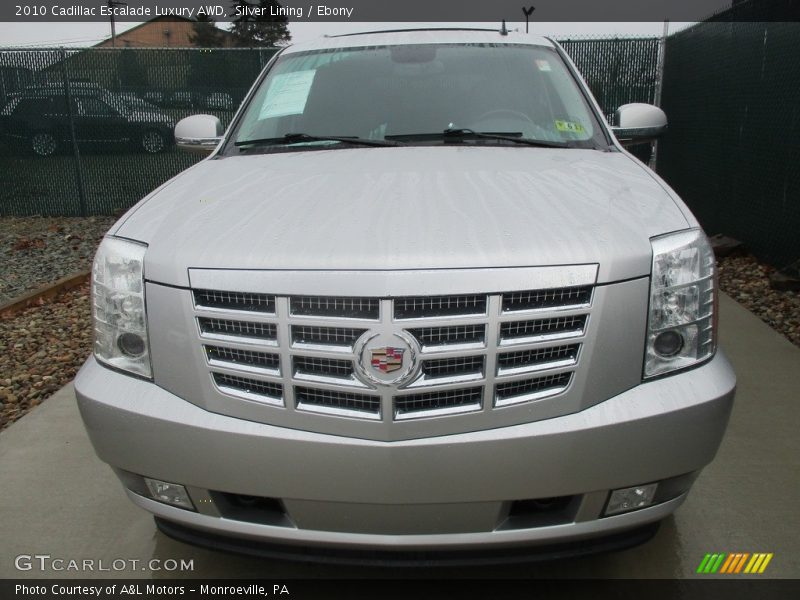 Silver Lining / Ebony 2010 Cadillac Escalade Luxury AWD