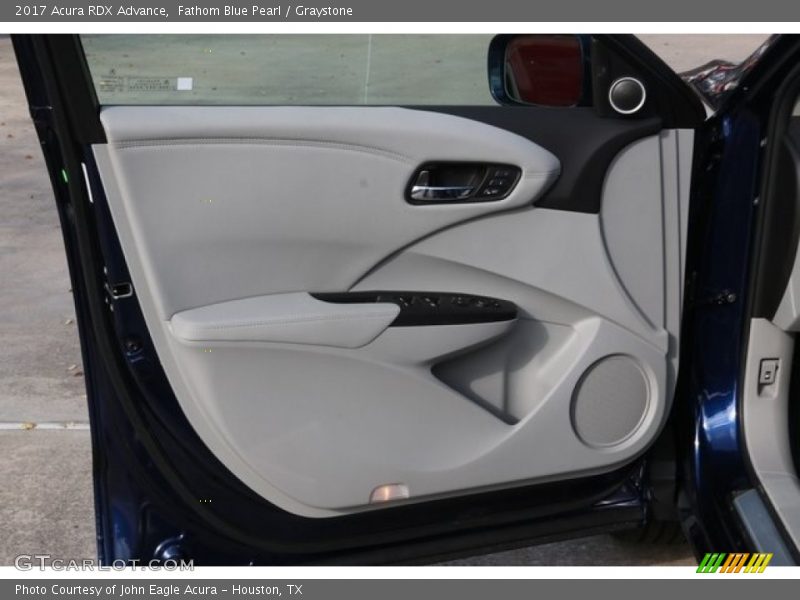 Fathom Blue Pearl / Graystone 2017 Acura RDX Advance