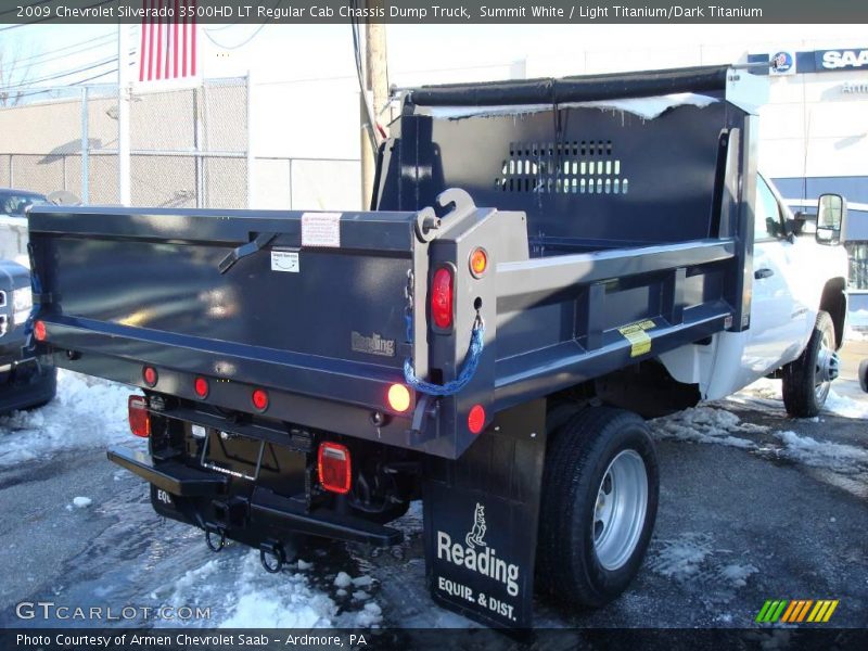 Summit White / Light Titanium/Dark Titanium 2009 Chevrolet Silverado 3500HD LT Regular Cab Chassis Dump Truck