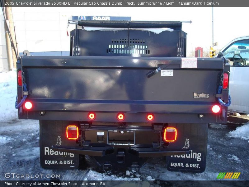 Summit White / Light Titanium/Dark Titanium 2009 Chevrolet Silverado 3500HD LT Regular Cab Chassis Dump Truck
