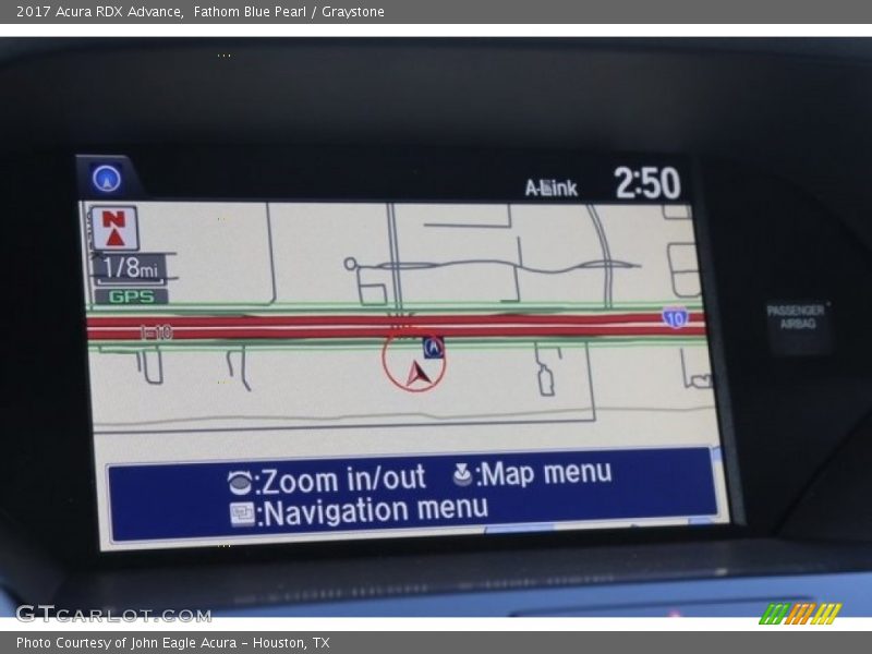 Fathom Blue Pearl / Graystone 2017 Acura RDX Advance