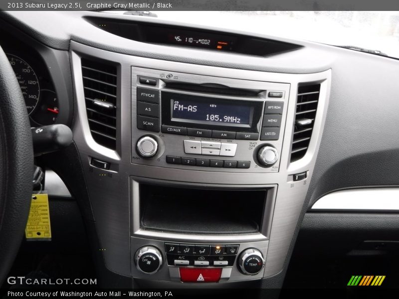 Graphite Gray Metallic / Black 2013 Subaru Legacy 2.5i