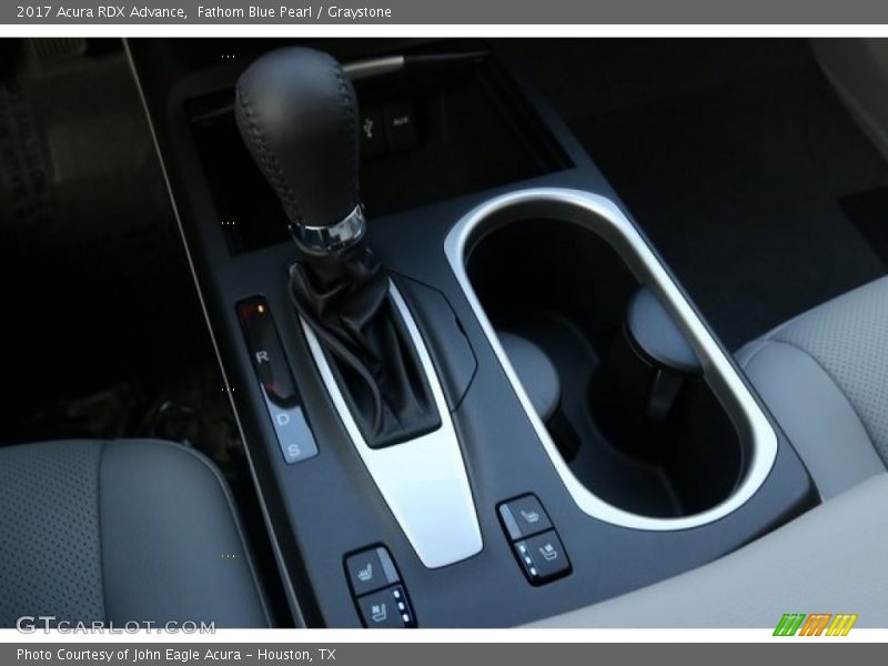 Fathom Blue Pearl / Graystone 2017 Acura RDX Advance