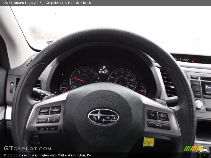 Graphite Gray Metallic / Black 2013 Subaru Legacy 2.5i