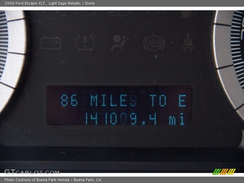 Light Sage Metallic / Stone 2009 Ford Escape XLT