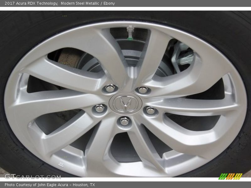 Modern Steel Metallic / Ebony 2017 Acura RDX Technology