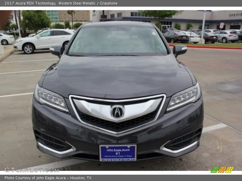 Modern Steel Metallic / Graystone 2017 Acura RDX Technology