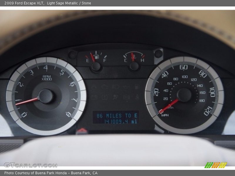 Light Sage Metallic / Stone 2009 Ford Escape XLT