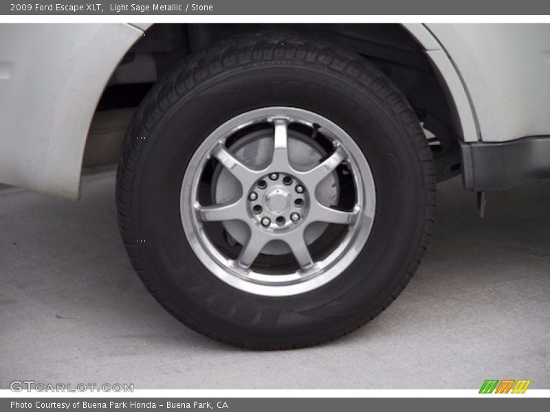 Light Sage Metallic / Stone 2009 Ford Escape XLT