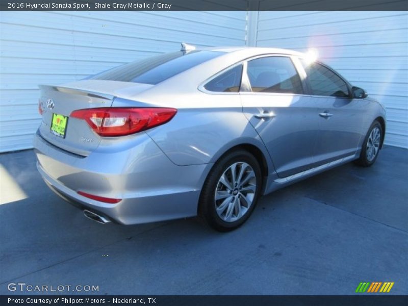 Shale Gray Metallic / Gray 2016 Hyundai Sonata Sport